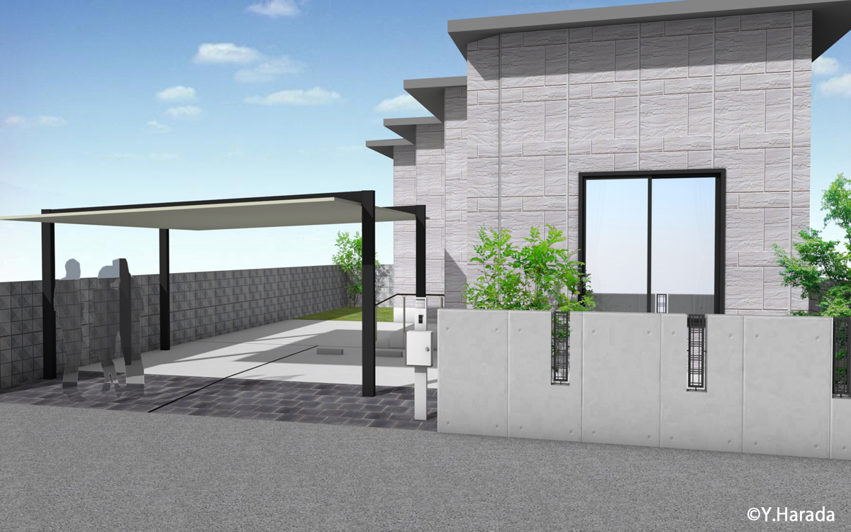 水平レンダリング